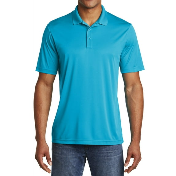 Mafoose Men's PosiCharge Competitor Polo T-Shirt Atomic Blue Large