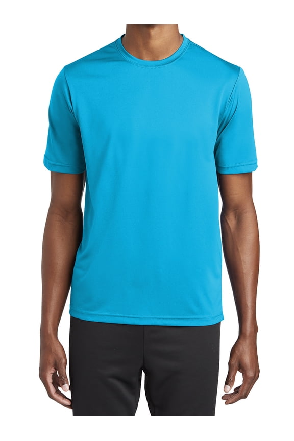 Men's PosiCharge® Tough Tee® Atomic Blue Large