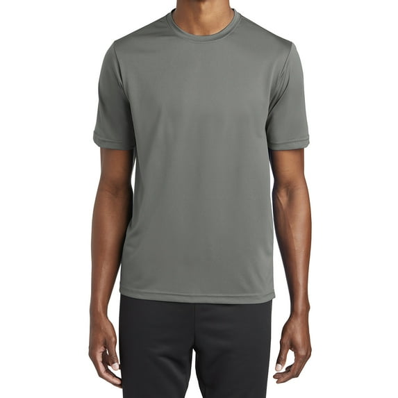 Mafoose Men's PosiCharge® Tough Tee® Dark Smoke Grey Small