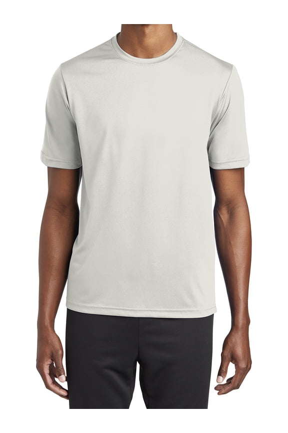 Men's PosiCharge® Tough Tee® Silver X-Small