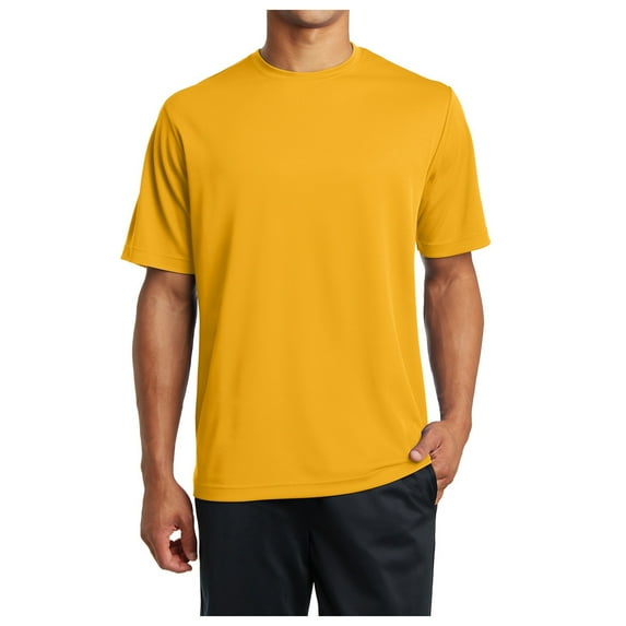 Mafoose Men's RacerMesh Short Sleeve Tee Gold Medium
