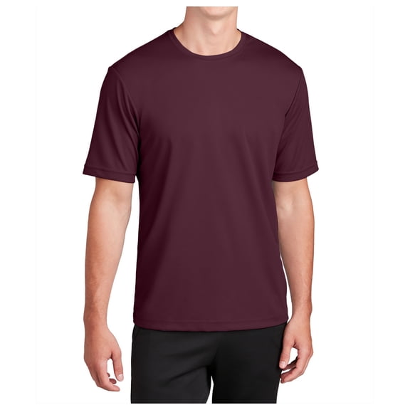 Mafoose Men's RacerMesh Short Sleeve Tee Maroon 3X-Large