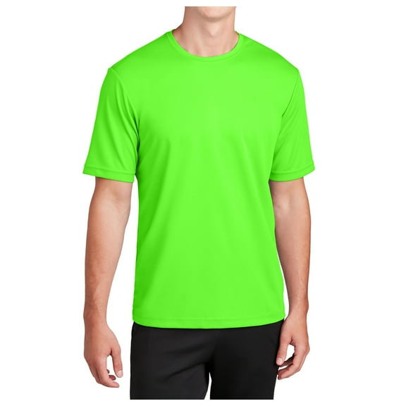 Mafoose Men's RacerMesh Short Sleeve Tee Neon Green Small