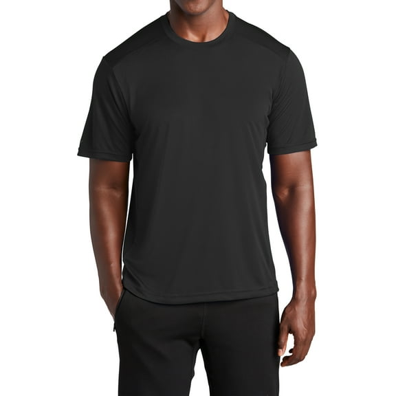 Mafoose Men's Short Sleeve Elevate Tee Black Large