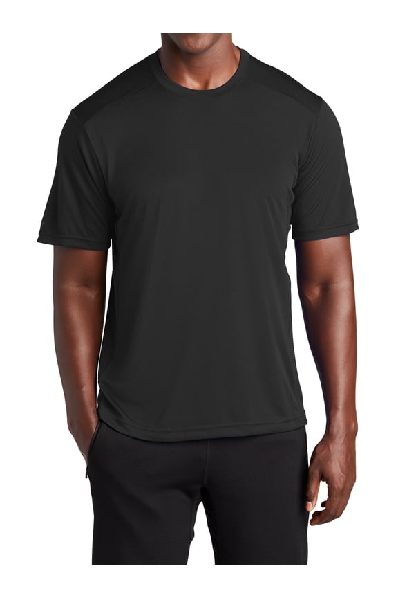 Men's Short Sleeve Elevate Tee Black Large