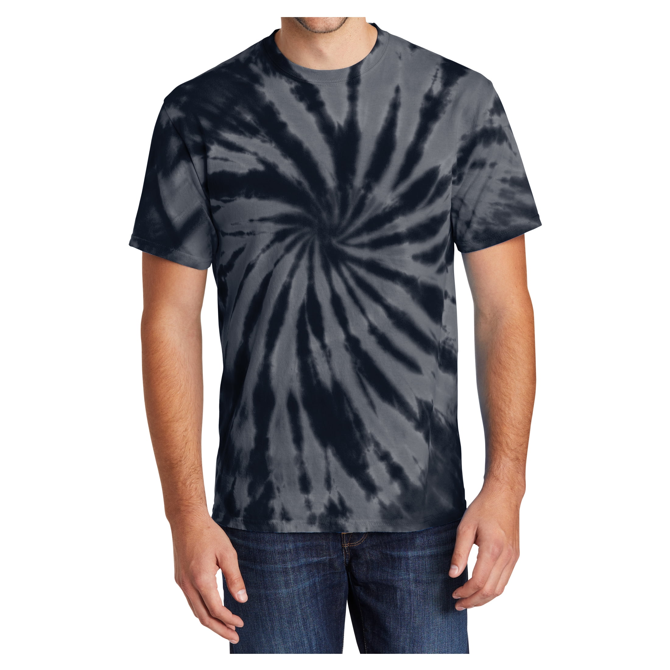 Men’s Tie-Dye Casual Lapel T-Shirt – Short Sleeve Pullover