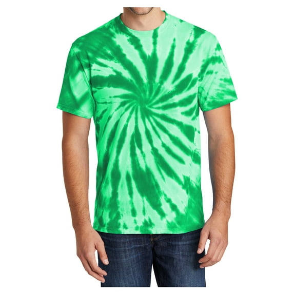 Mafoose Men's Short Sleeve Tie-Dye Male Cotton T-Shirts Kelly L