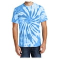thumbnail image 1 of Mafoose Men's Short Sleeve Tie-Dye Male Cotton T-Shirts Light Blue 2XL, 1 of 6