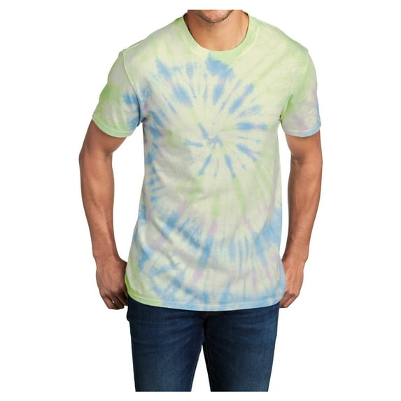 Mafoose Men's Short Sleeve Tie-Dye Male Cotton T-Shirts Watercolor Spiral 3XL