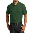 thumbnail image 1 of Mafoose Men's Short Sleeves Tall Core Classic Pique Polo for Everyday Wear Deep Forest Green 4XLT, 1 of 5
