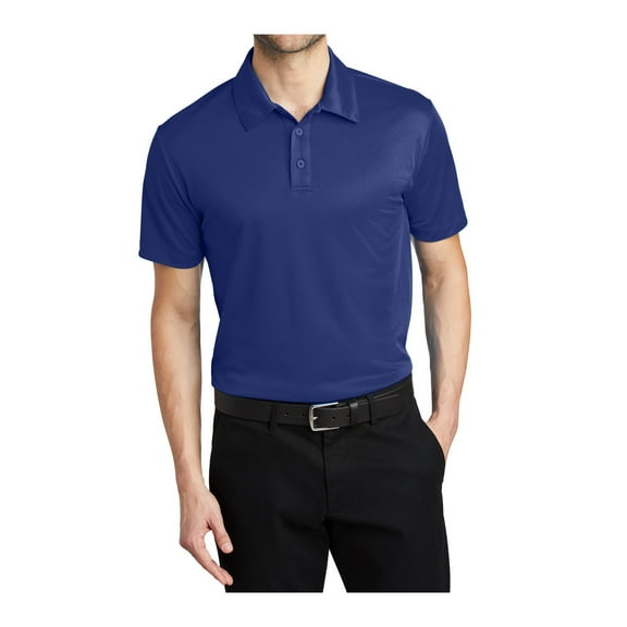 Mafoose Men's Moisture-Wicking Silk Touch Performance Short Sleeve Polo Shirt Royal 4XL