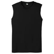 Mafoose Men's Sleeveless PosiCharge Competitor Tee Shirt Black S