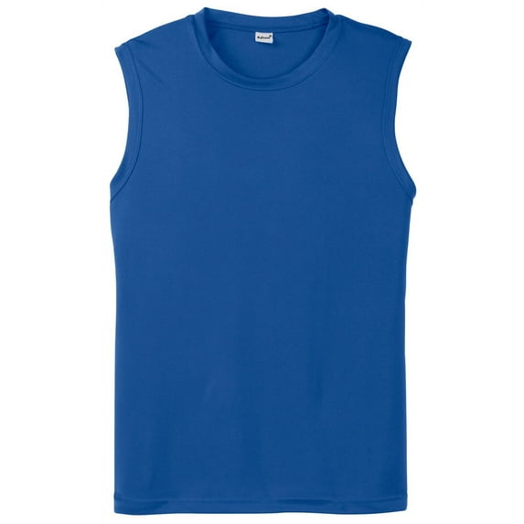 Mafoose Men's Sleeveless PosiCharge Competitor Tee Shirt True Royal 2XL