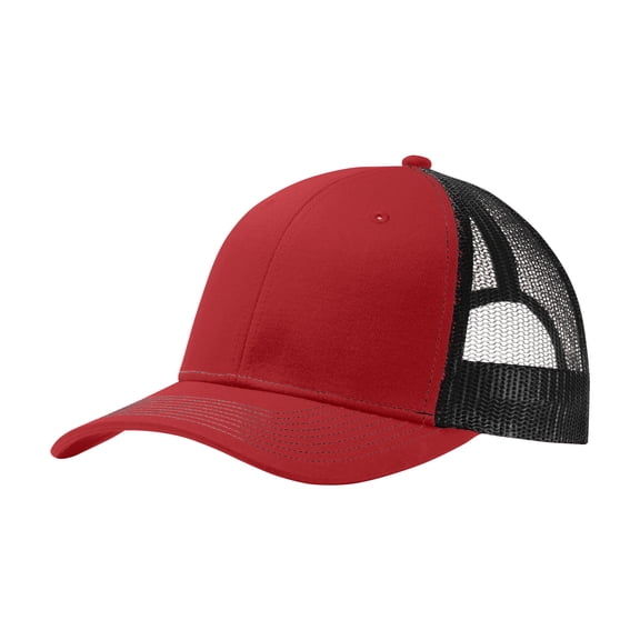 Mafoose Men's Snapback Male Trucker Cap Flame Red/ Black