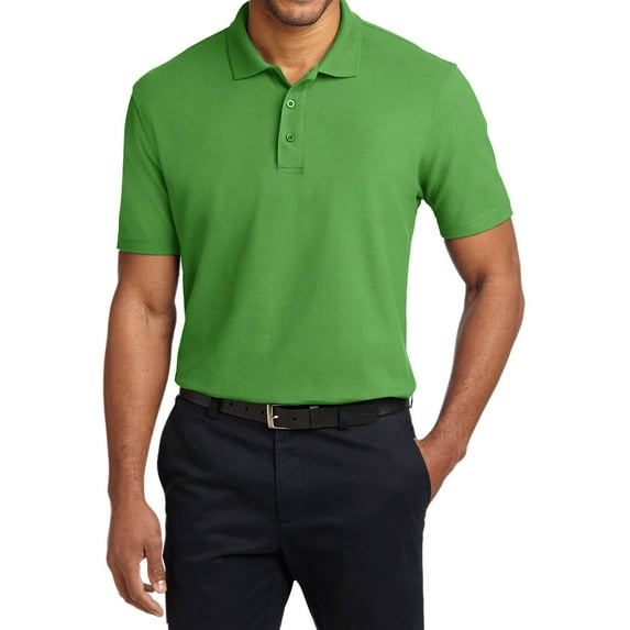 Mafoose Men's Stain-Release Polo Shirt Vine Green Small