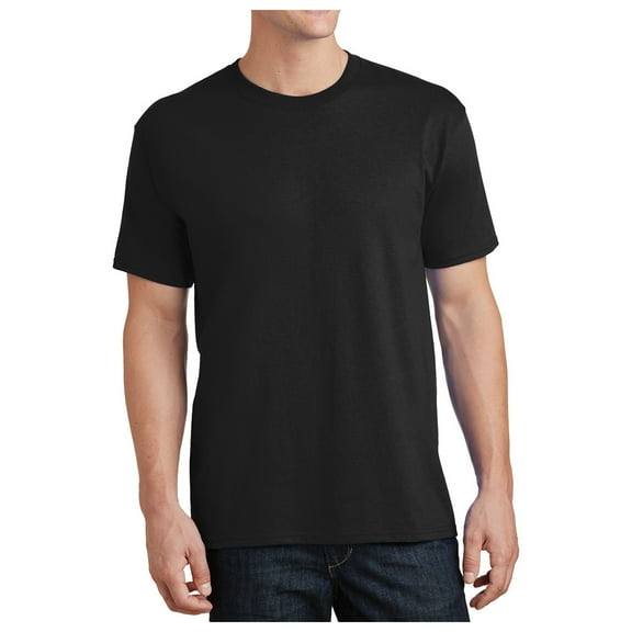 Mafoose Men's Tall Core Cotton Short Sleeve Classic Silhouette T-Shirt Jet Black LT