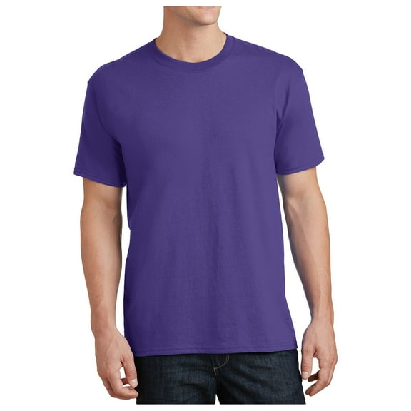 Mafoose Men's Tall Core Cotton Short Sleeve Classic Silhouette T-Shirt Purple LT