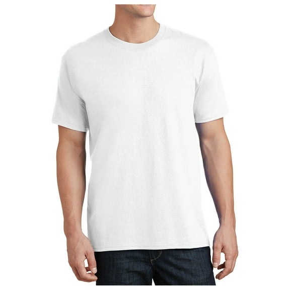 Mafoose Men's Tall Core Cotton Short Sleeve Classic Silhouette T-Shirt White 3XLT