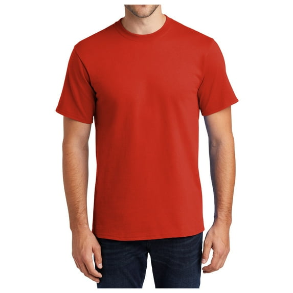 Mafoose Men's Tall Essential Lightweight Soft Short Sleeve T-Shirt Fiery Red PC61T 4XLT