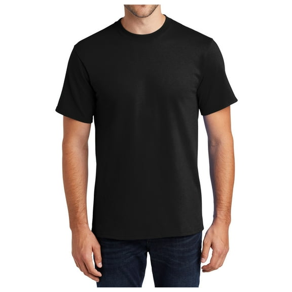 Mafoose Men's Tall Essential Lightweight Soft Short Sleeve T-Shirt Jet Black PC61T 2XLT