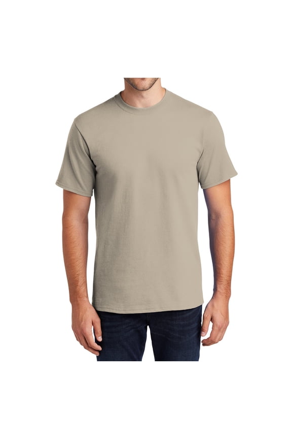 Men's Tall Essential Lightweight Soft Short Sleeve T-Shirt Light Sand PC61T 2XLT