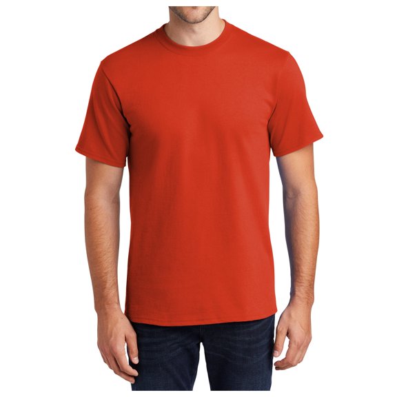 Mafoose Men's Tall Essential Lightweight Soft Short Sleeve T-Shirt Orange PC61T 2XLT