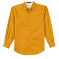 thumbnail image 1 of Mafoose Men's Tall Long Sleeve Easy Care Shirt Athletic Gold Large Tall, 1 of 3