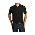 thumbnail image 1 of Mafoose Men's UV Choice Pique Moisture Wicking Short Sleeve Polo Shirt Black XS, 1 of 4