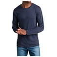 thumbnail image 1 of Mafoose Men's Ultra Soft Long Sleeve Fan Favorite Blend T-Shirt Team Navy Heather X-Large, 1 of 4