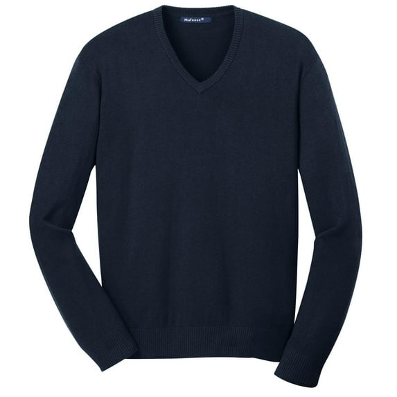 Mafoose Men's V Neck Sweater Navy L
