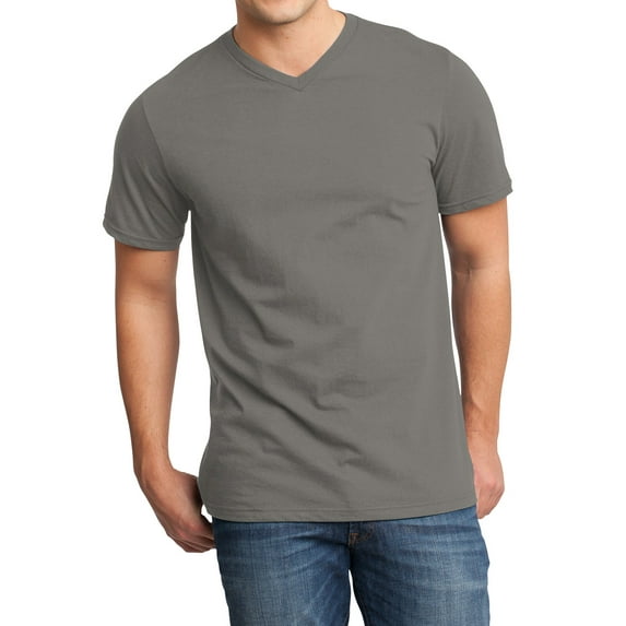 Mafoose Men's Young Very Important V-Neck Tee Grey Medium