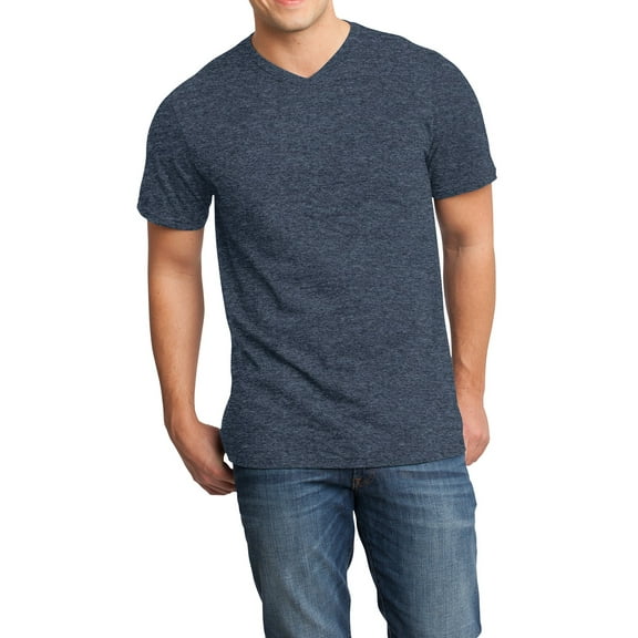 Mafoose Men's Young Very Important V-Neck Tee Heathered Navy 2X-Large