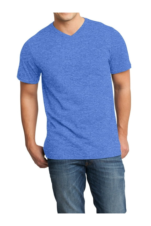 Men's Young Very Important V-Neck Tee Heathered Royal X-Small