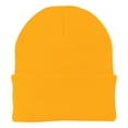 thumbnail image 1 of Mafoose Mens 3-Inch Fold Acrylic Male Knit Cap Athletic Gold, 1 of 2