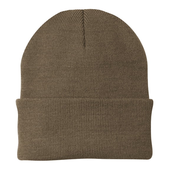 Mafoose Mens 3-Inch Fold Acrylic Male Knit Cap Woodland Brown