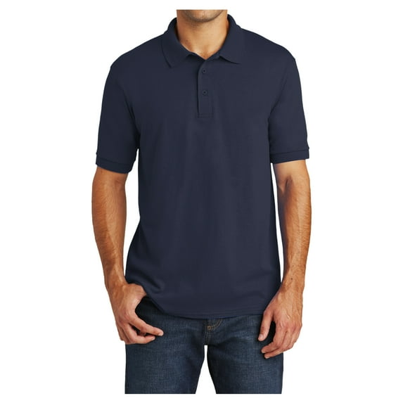 Mafoose Mens Core Blend Jersey Knit Male Polo Deep Navy 2XL