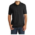 thumbnail image 1 of Mafoose Mens Core Blend Jersey Knit Male Polo Jet Black 4XL, 1 of 6