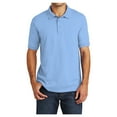 thumbnail image 1 of Mafoose Mens Core Blend Jersey Knit Male Polo Light Blue 5XL, 1 of 6