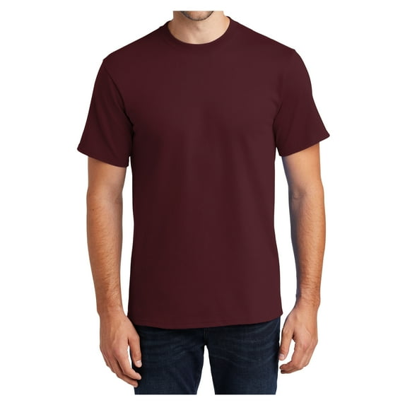 Mafoose Mens Cotton Essential T-Shirts Athletic Maroon 3XL