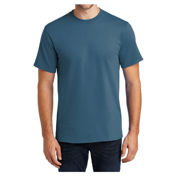 Mafoose Mens Cotton Essential T-Shirts Colonial Blue 5XL