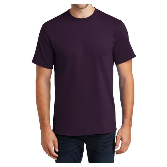 Mafoose Mens Cotton Essential T-Shirts Eggplant 4XL