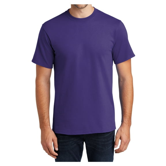 Mafoose Mens Cotton Essential T-Shirts Purple 3XL