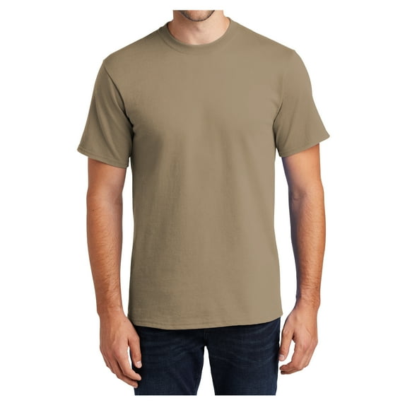 Mafoose Mens Cotton Essential T-Shirts Sand M