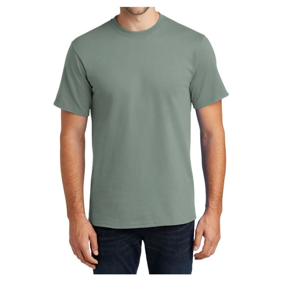 Mafoose Mens Cotton Essential T-Shirts Stonewashed Green M
