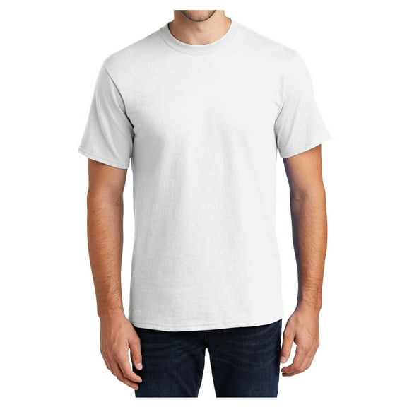 Mafoose Mens Cotton Essential T-Shirts White 3XL