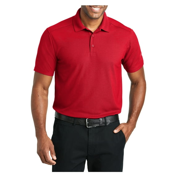 Mafoose Mens Ezperformance Pique Male Polo Apple Red XL