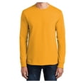 thumbnail image 1 of Mafoose Mens Long Sleeve Essential T-Shirt Gold Small, 1 of 6