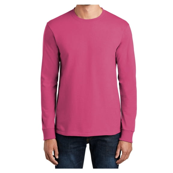 Mafoose Mens Long Sleeve Essential T-Shirt Sangria x-Large