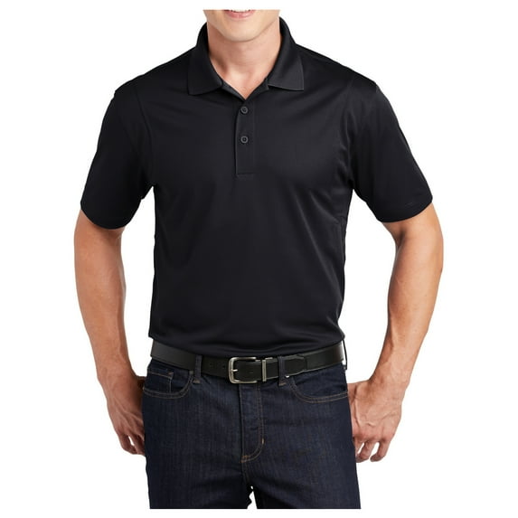 Mafoose Mens Polyester Micropique Sport-Wick Polo Shirt Black 2X-Large