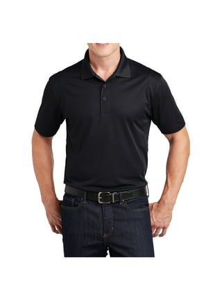 Mens Long Sleeve Polyester Micropique Sport-Wick Polo Shirt True